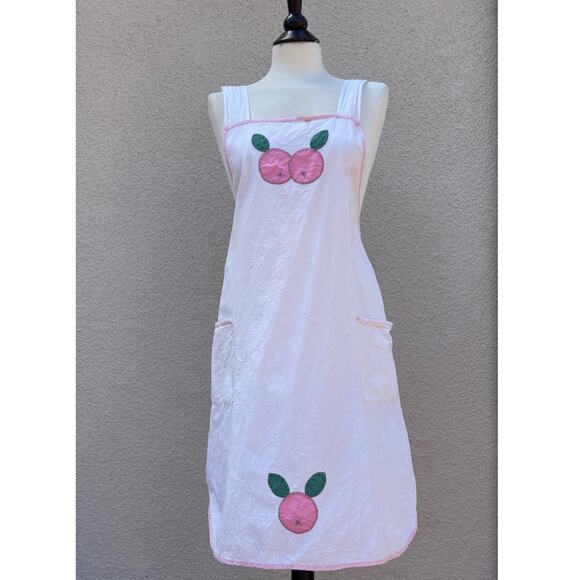 Vintage Suggestive Innuendo Risque Peaches Apron - Picture 1 of 9
